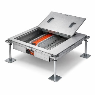 Системы прокладки кабеля под полом