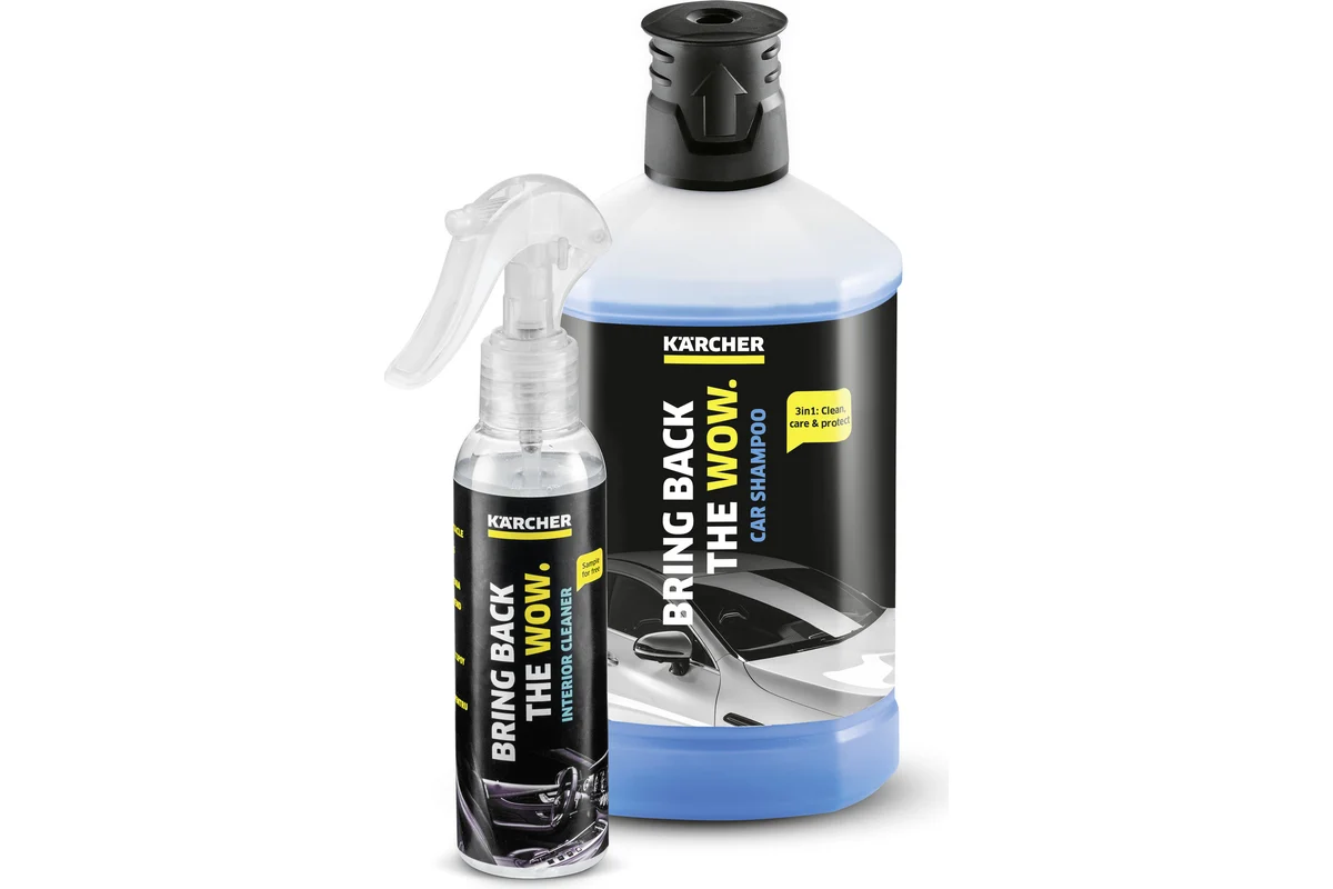 Комплект для чистки автомобиля Car Shampoo + Sample Karcher 6.296-169.0
