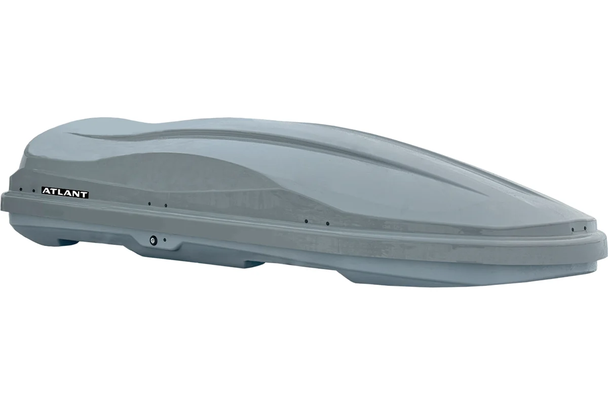 Автобокс ATLANT Diamond Silverado 430 л. серый глянец, двухстороннее открывание 24525