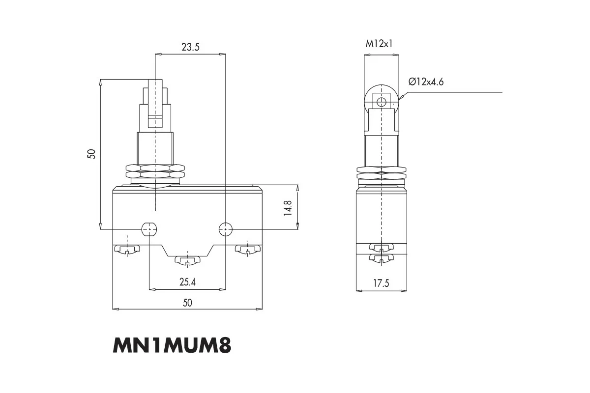 Мини-выключатель Emas MN1MUM8
