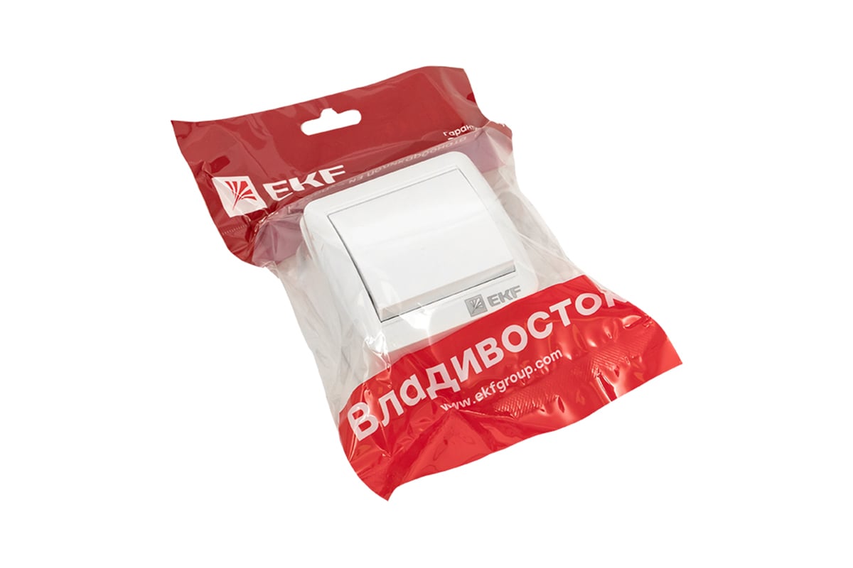 1-клавишный выключатель EKF Владивосток 10А IP54 EQR16-021-30-54