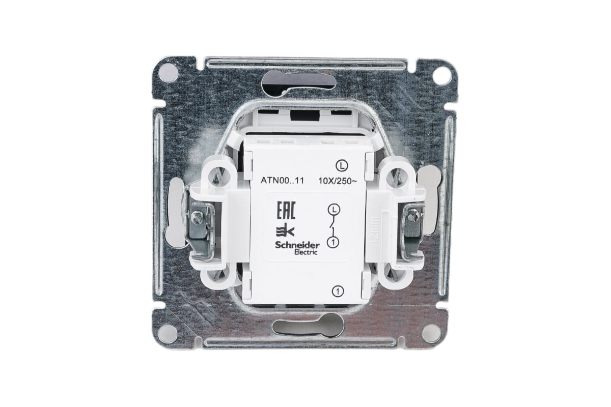 1-клавишный выключатель Systeme Electric AtlasDesign Изумруд сх.1, 10АХ, механизм SE ATN000811