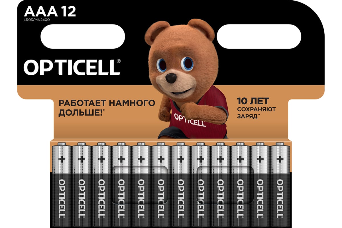 Батарейки Opticell AAA 12шт 5051011