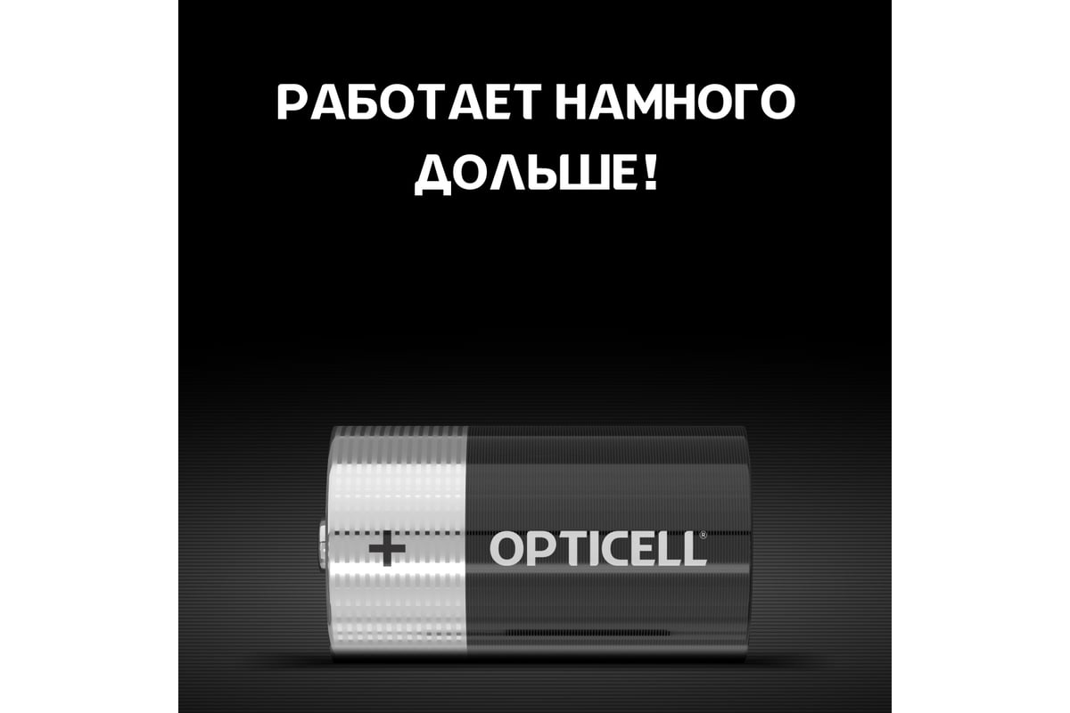 Батарейки OPTICELL D 2шт 5051005