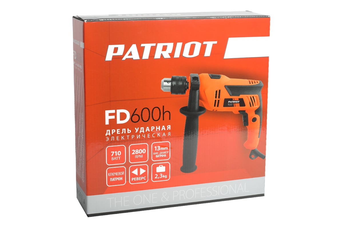 Электрическая ударная дрель PATRIOT FD 600H 120301440