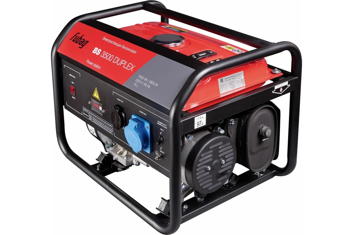 Бензиновая электростанция FUBAG BS 3500 Duplex 431249