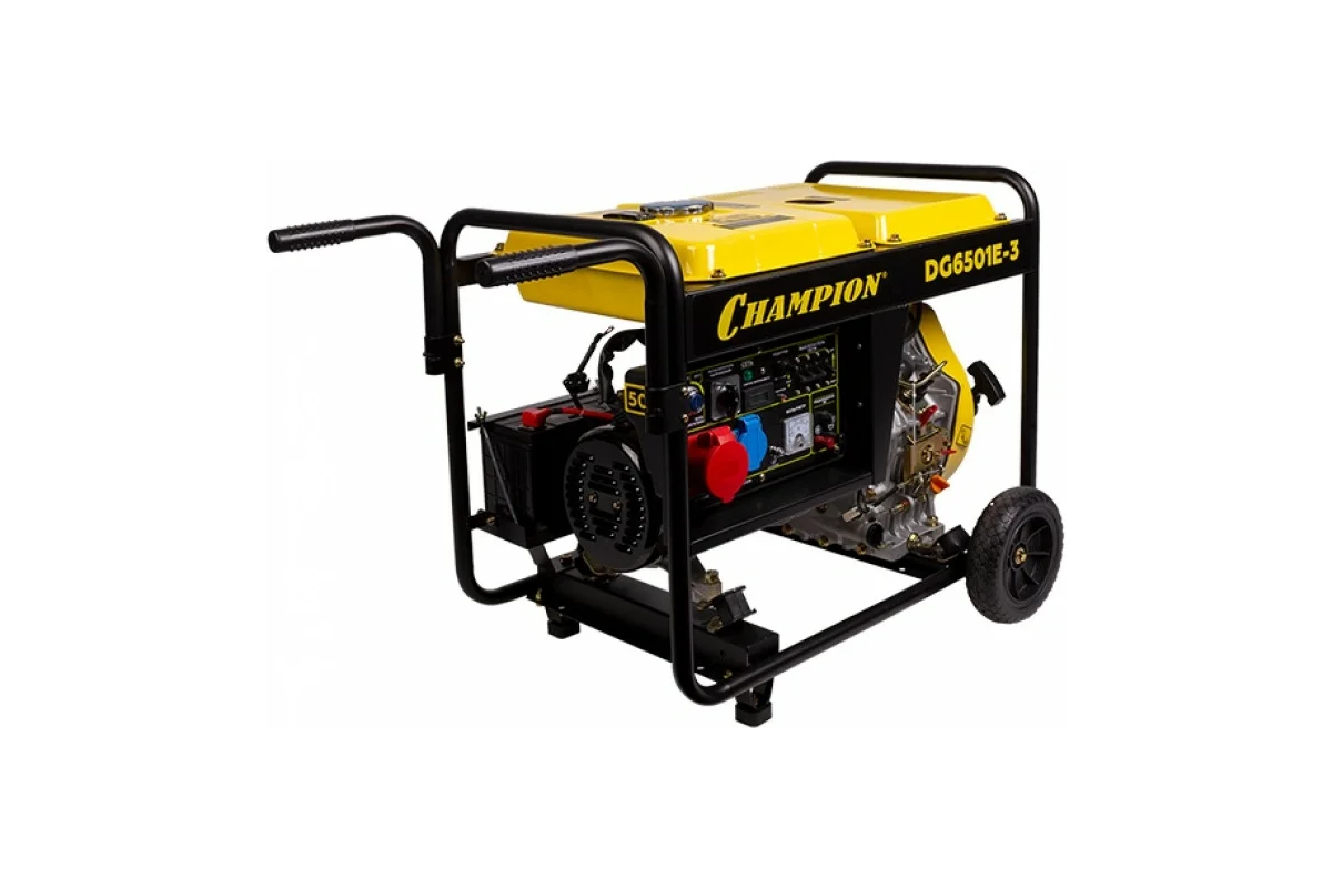Дизельный генератор CHAMPION DG6501E-3