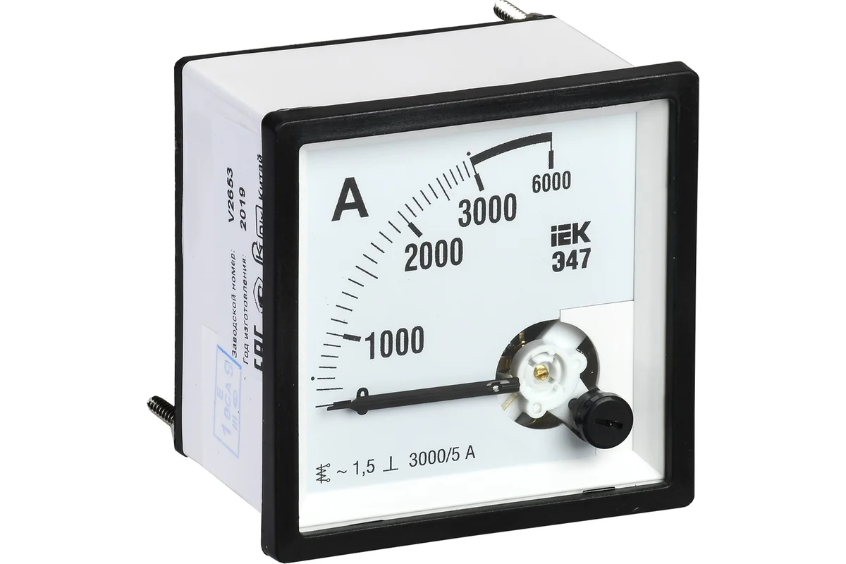 Амперметр IEK Э47 IPA10-6-3000-E