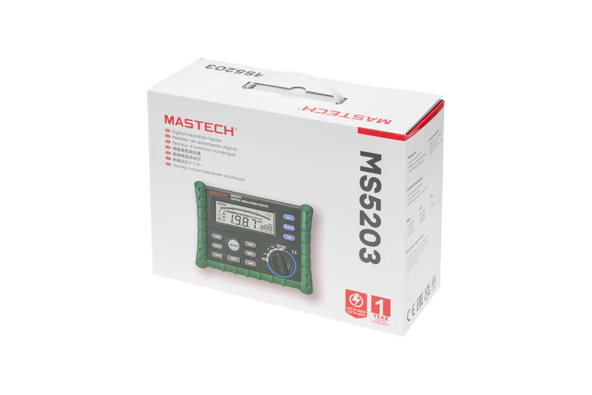 Измеритель сопротивления изоляции Mastech ms5203 13-1347