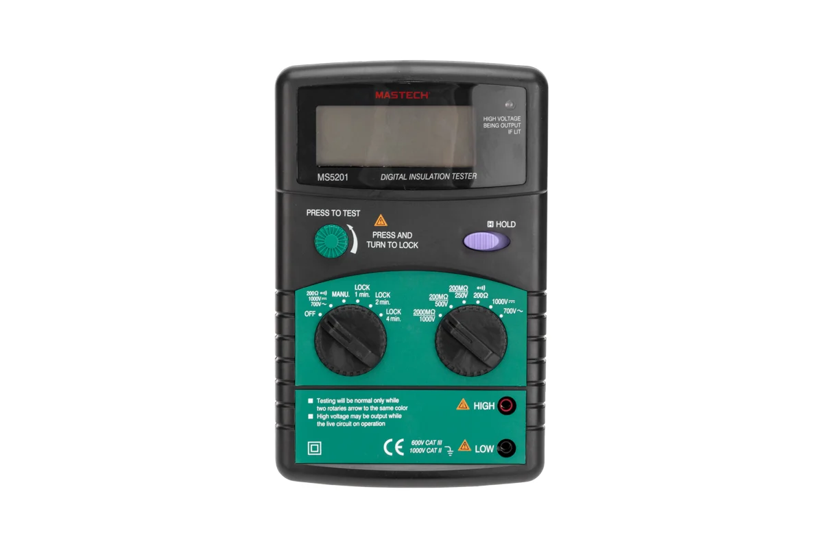 Измеритель сопротивления изоляции MS5201 Mastech 13-1346