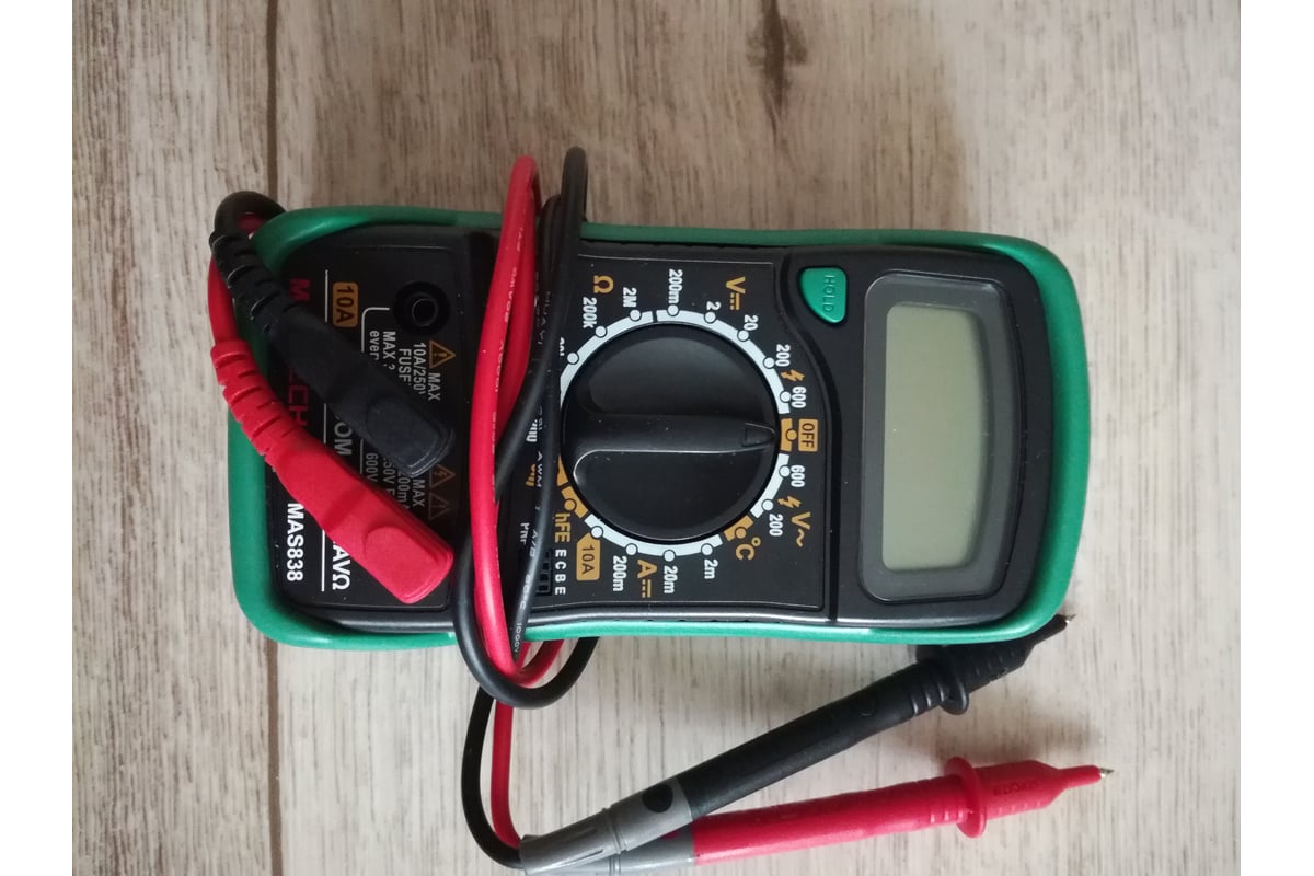 Цифровой мультиметр Mastech MAS838 13-2008