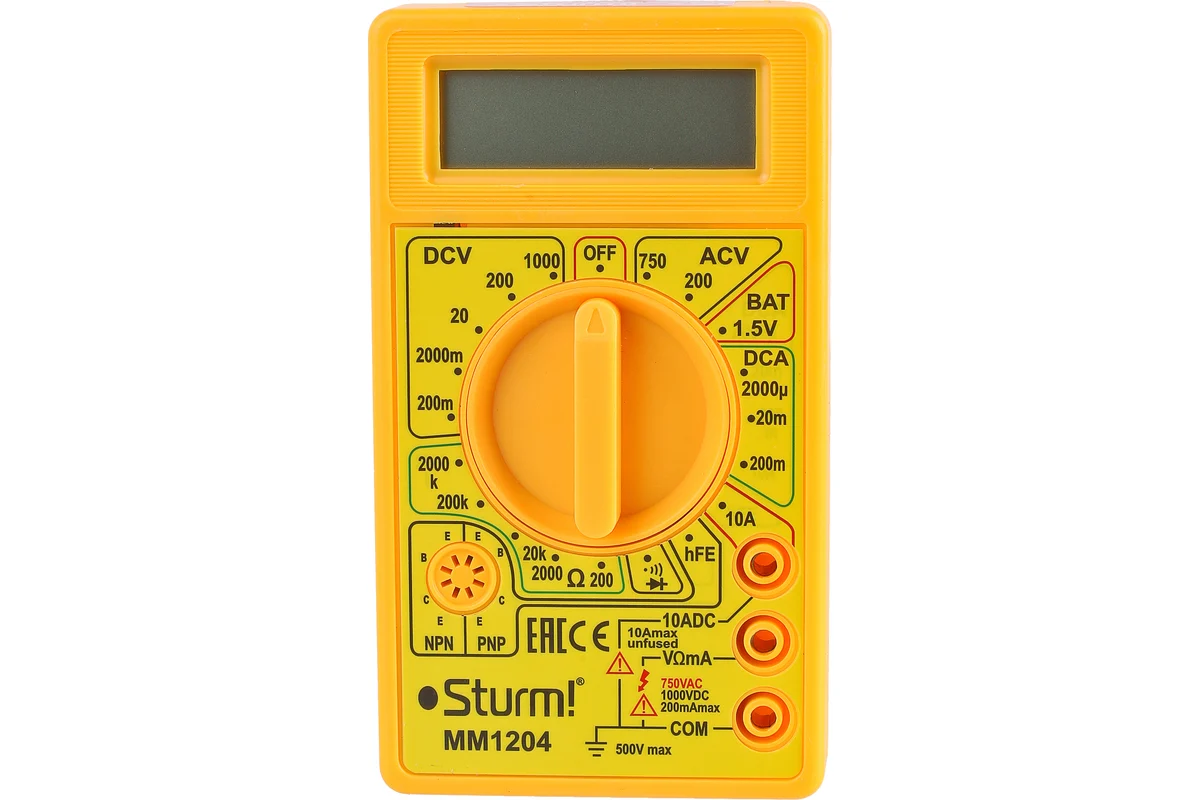 Мультиметр Sturm MM1204