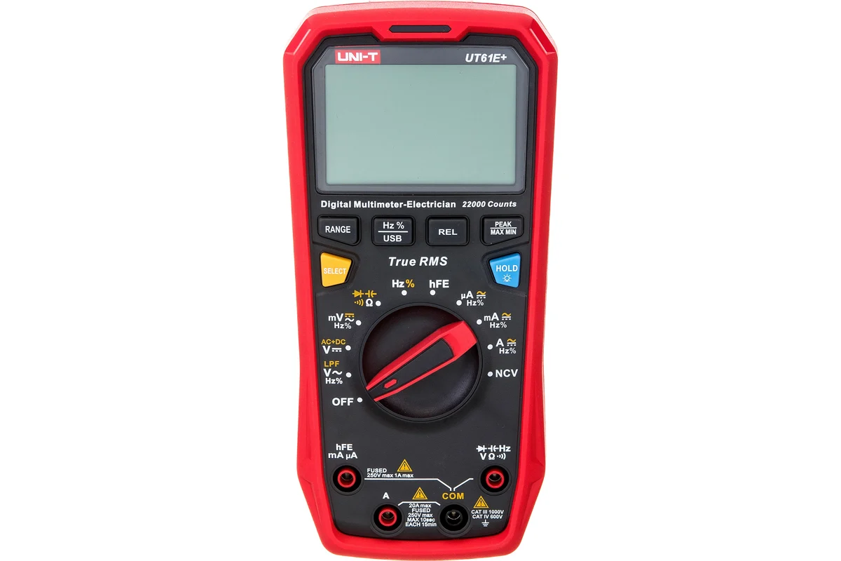 Цифровой мультиметр UNI-T UT61E+ 00-00006015