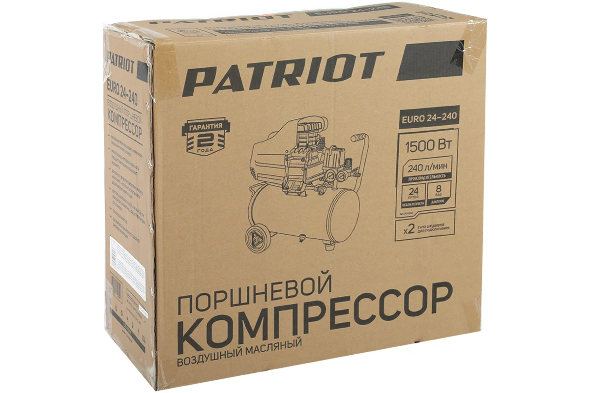 Компрессор Patriot EURO 24/240 525306365