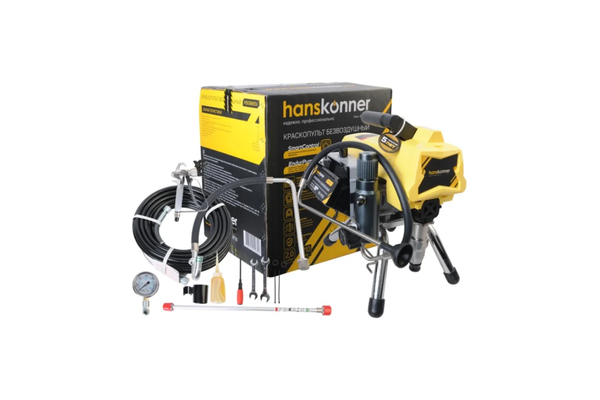 Краскопульт электрический безвоздушный Hanskonner HSG9665V