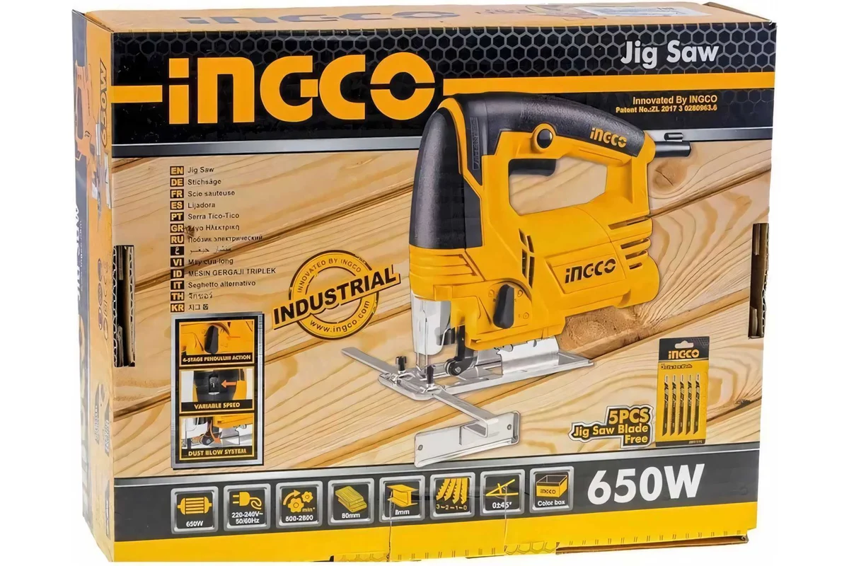 Электрический лобзик INGCO JS6508