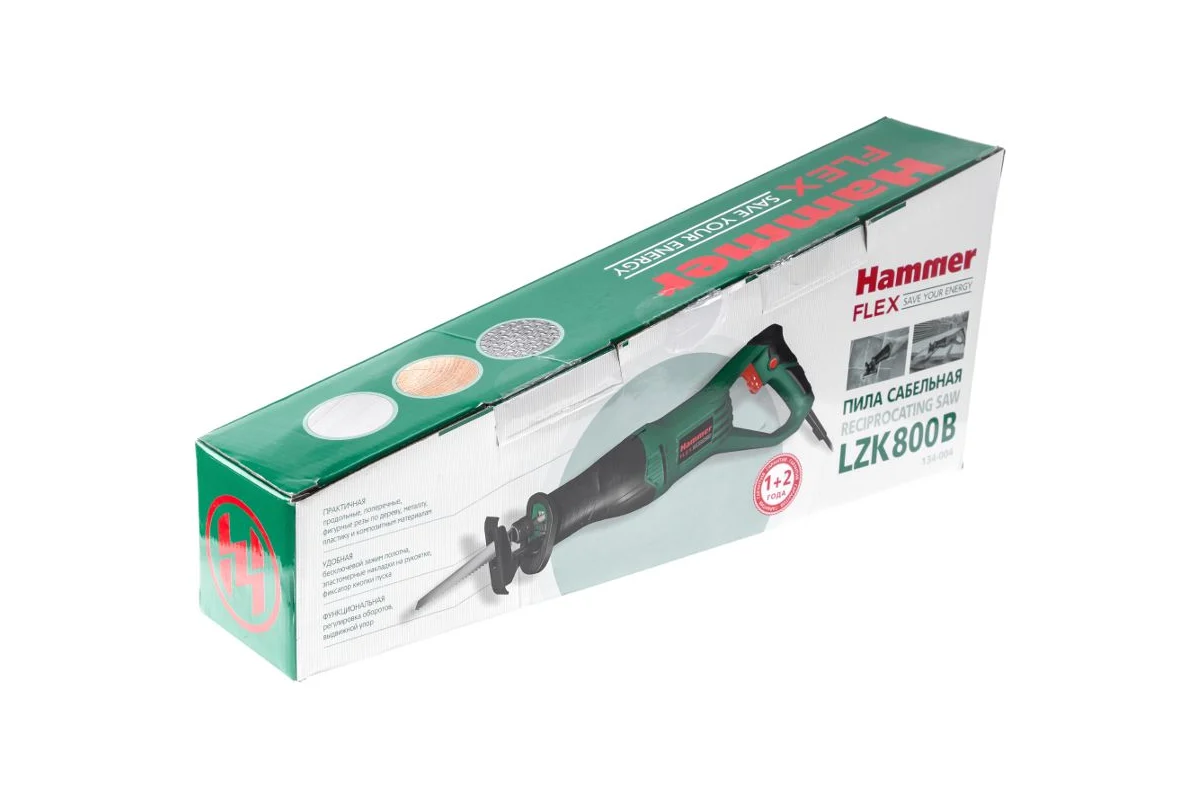 Сабельная пила HAMMER Flex LZK800B 344463
