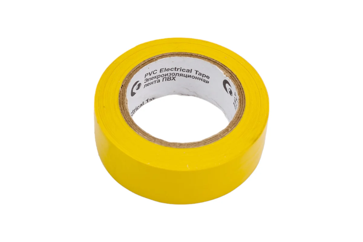 Изоляционная лента ULTIMA ПВХ, цвет желтый 1910yellow