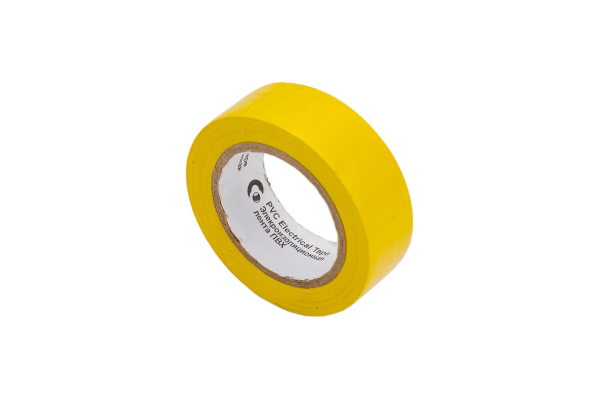 Изоляционная лента ULTIMA ПВХ, цвет желтый 1910yellow