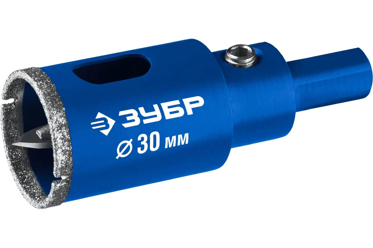 Алмазная коронка ЗУБР Профессионал АГК 30 мм 29850-30