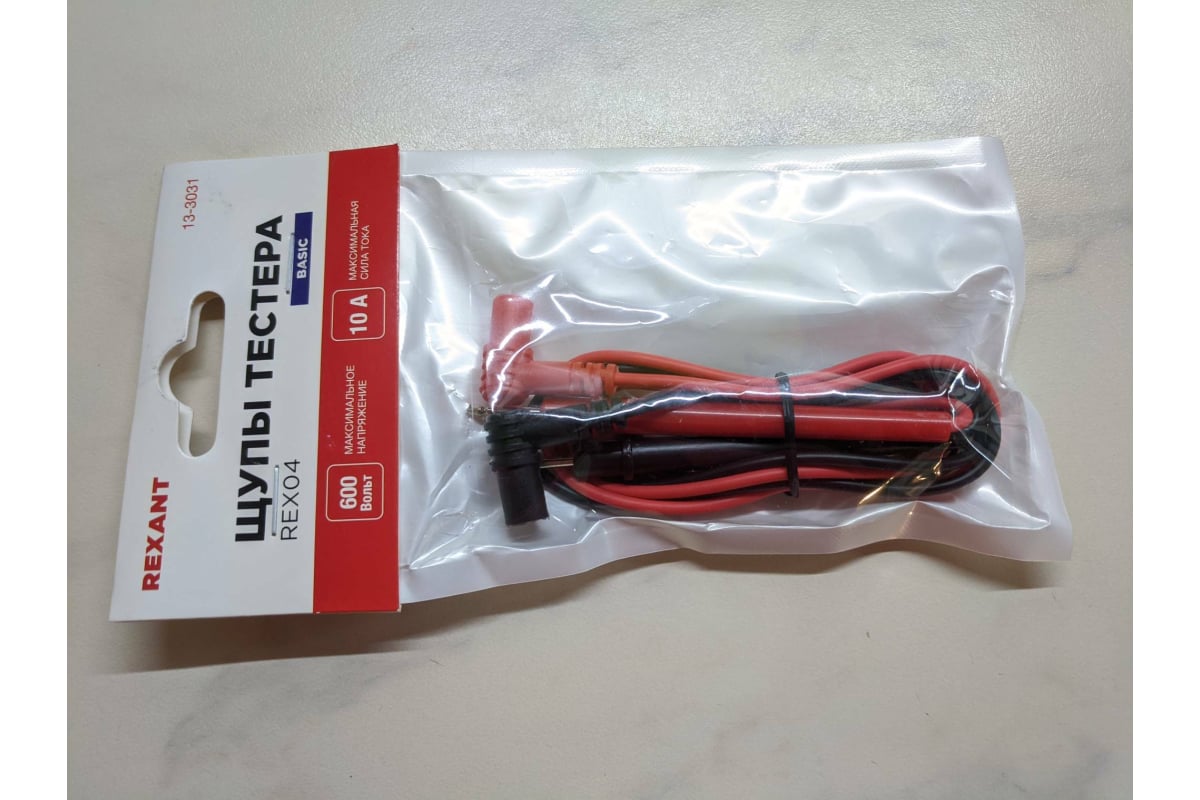 Щупы тестера REX04 REXANT 13-3031