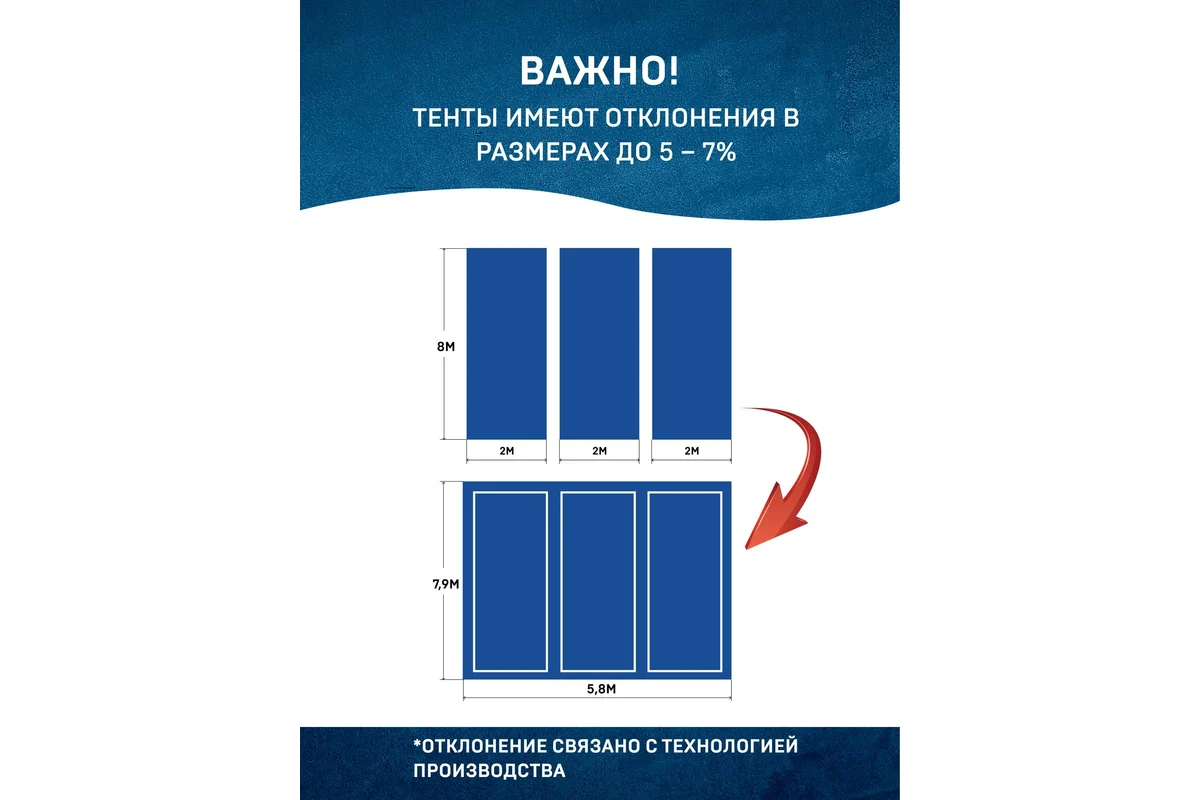 Тент универсальный 20х30м Rendell 00-00004719