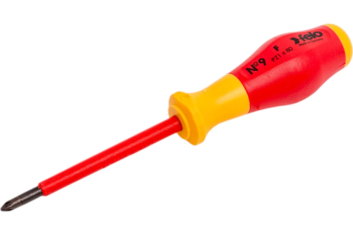 Диэлектрическая крестовая отвертка Felo PZ1x80 91510290