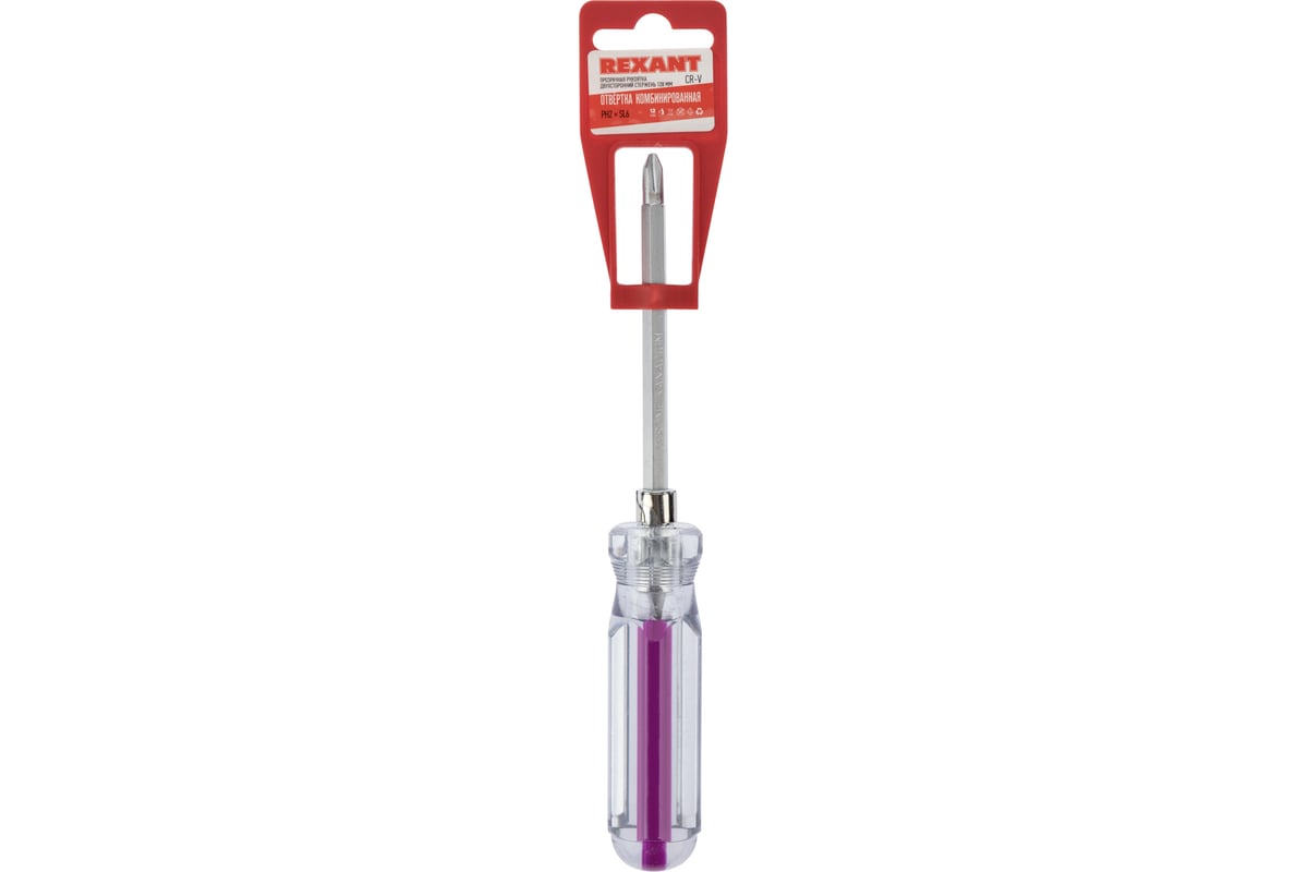 Комбинированная отвертка REXANT 12-4742
