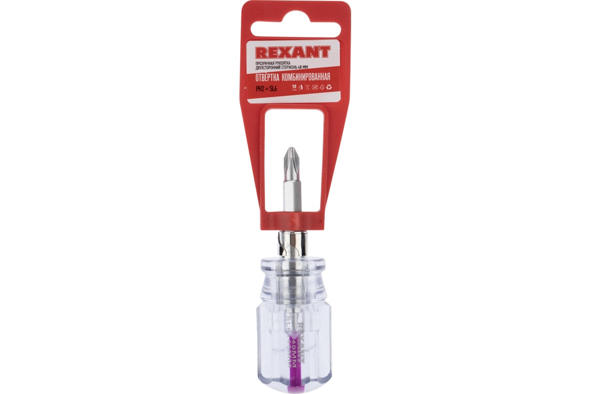 Комбинированная отвертка REXANT 12-4743