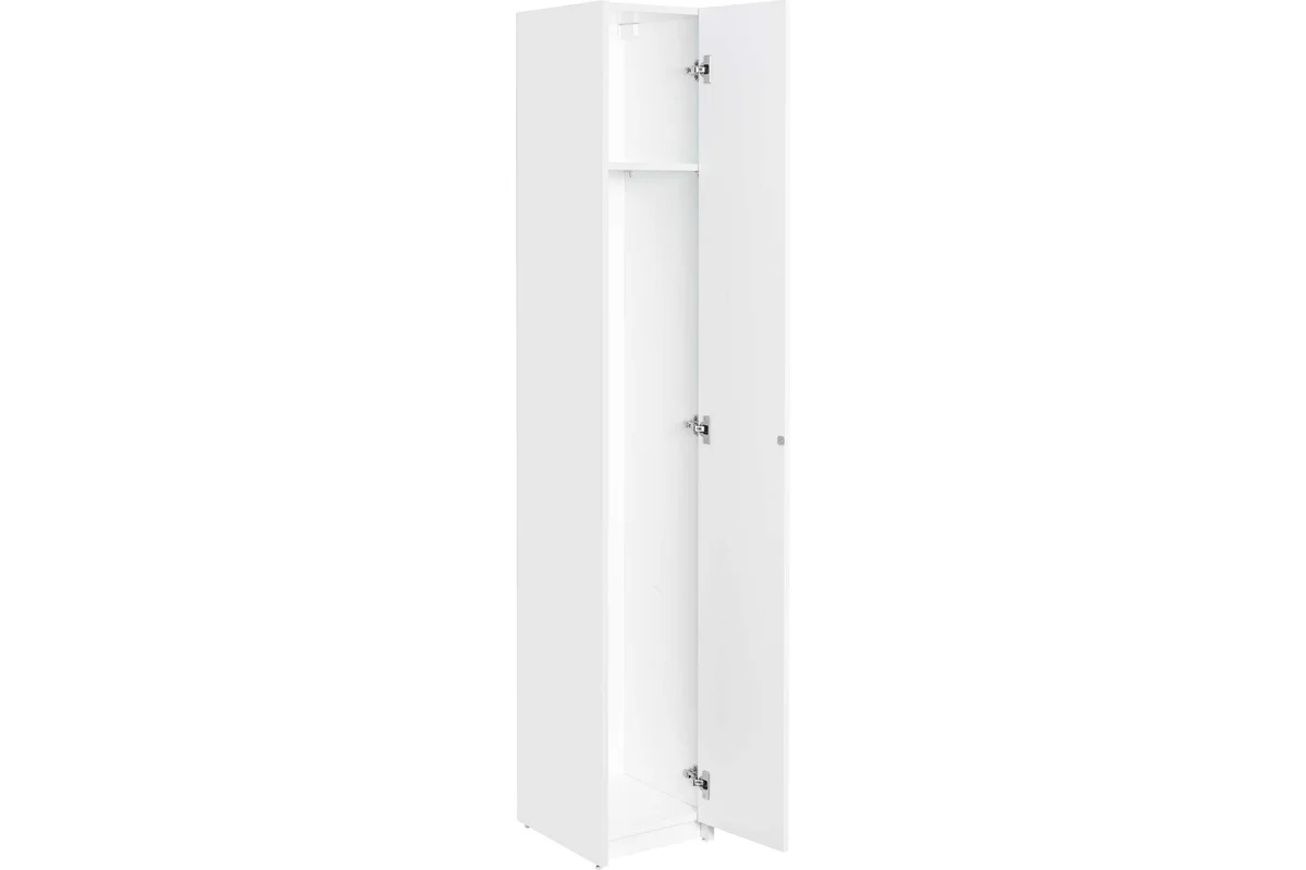 Шкаф - колонна AQUATON Лондри белая, узкая 1A260603LH010