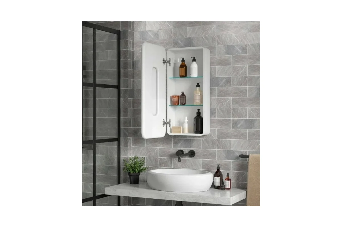 Зеркало-шкаф Reflection Circle led 400x800 RF2105SR
