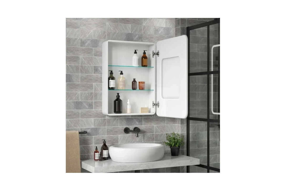 Зеркало-шкаф Reflection Circle led 550x800 RF2106SR