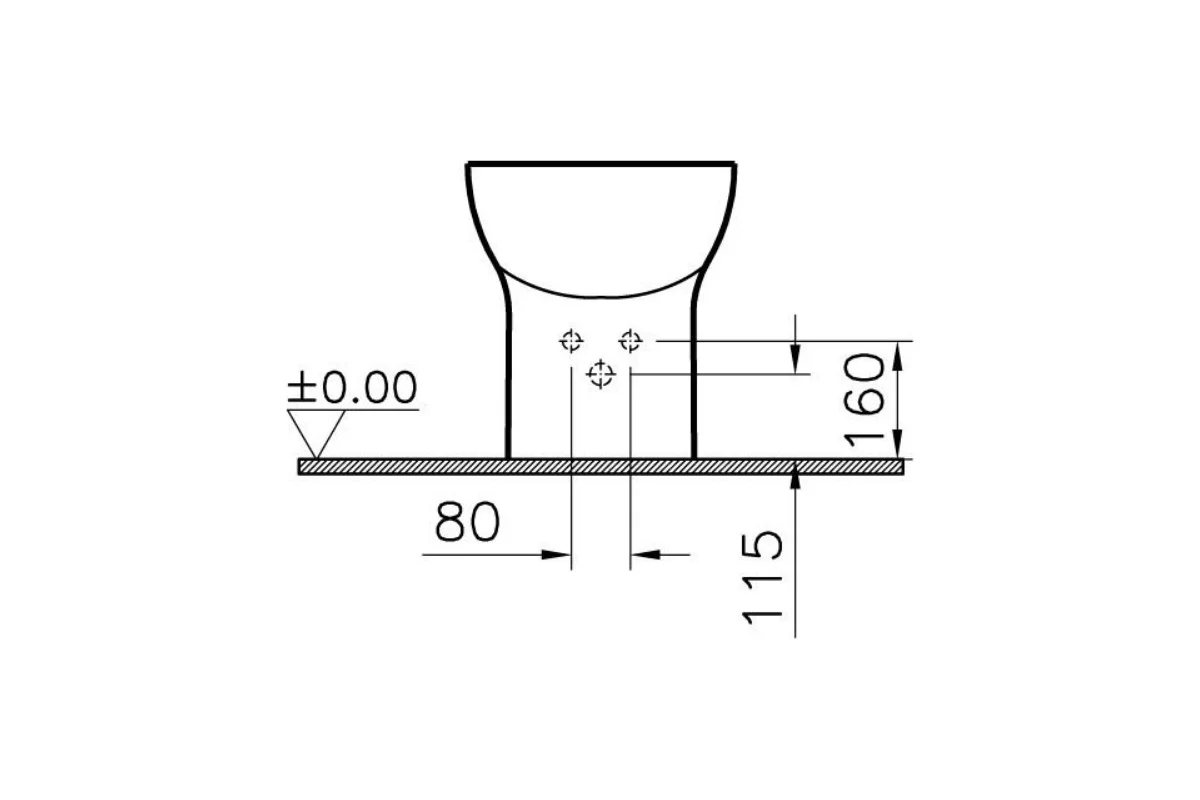 Напольное биде Vitra S20 5509B003-0288