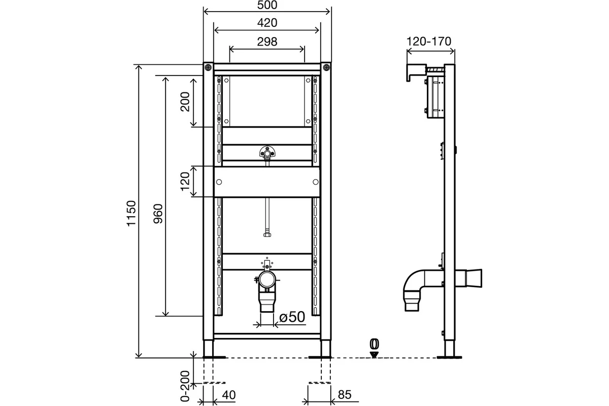 Инсталляция OLI URINAL для писсуаров 136179