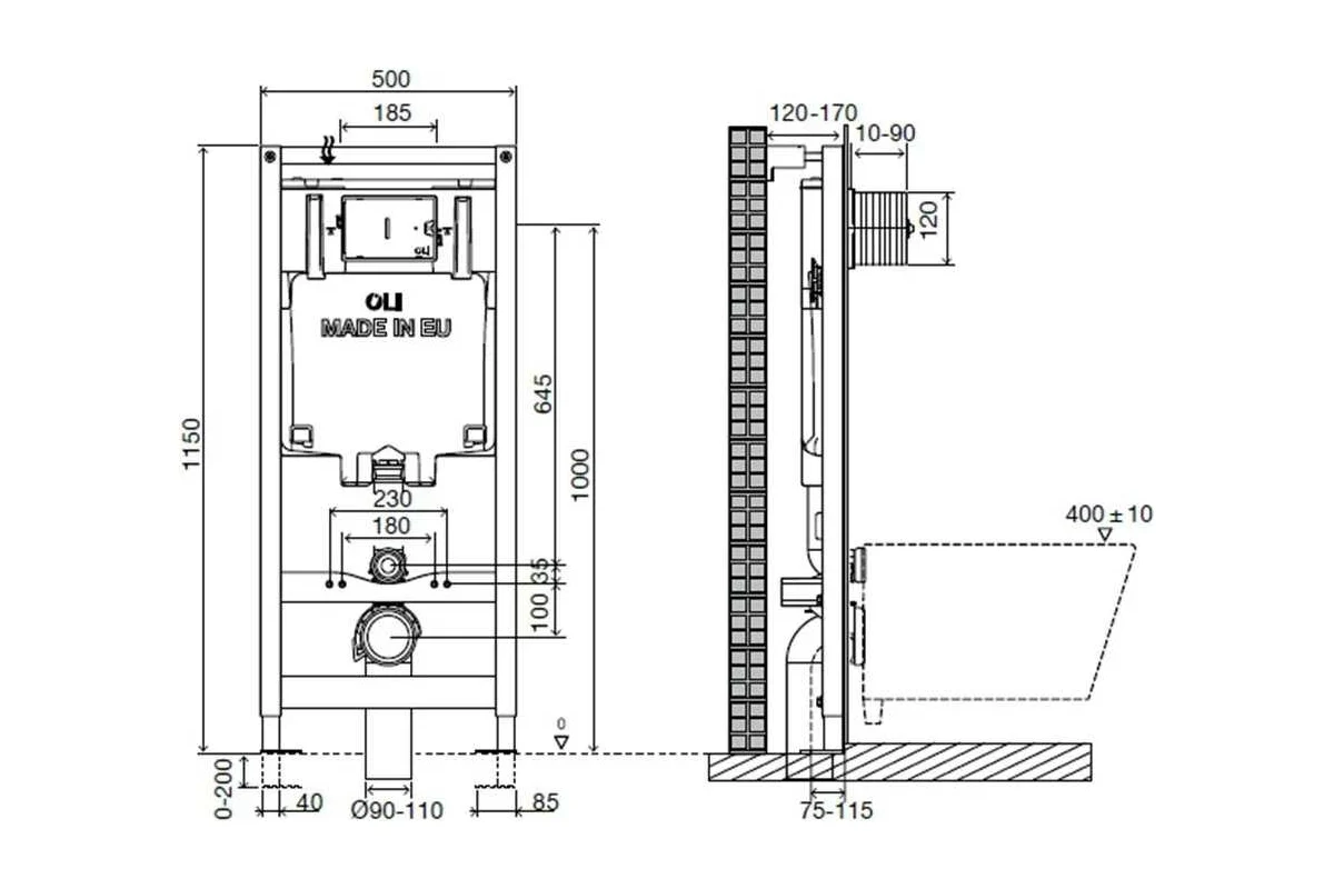 Система инсталляции OLI 80 300572m