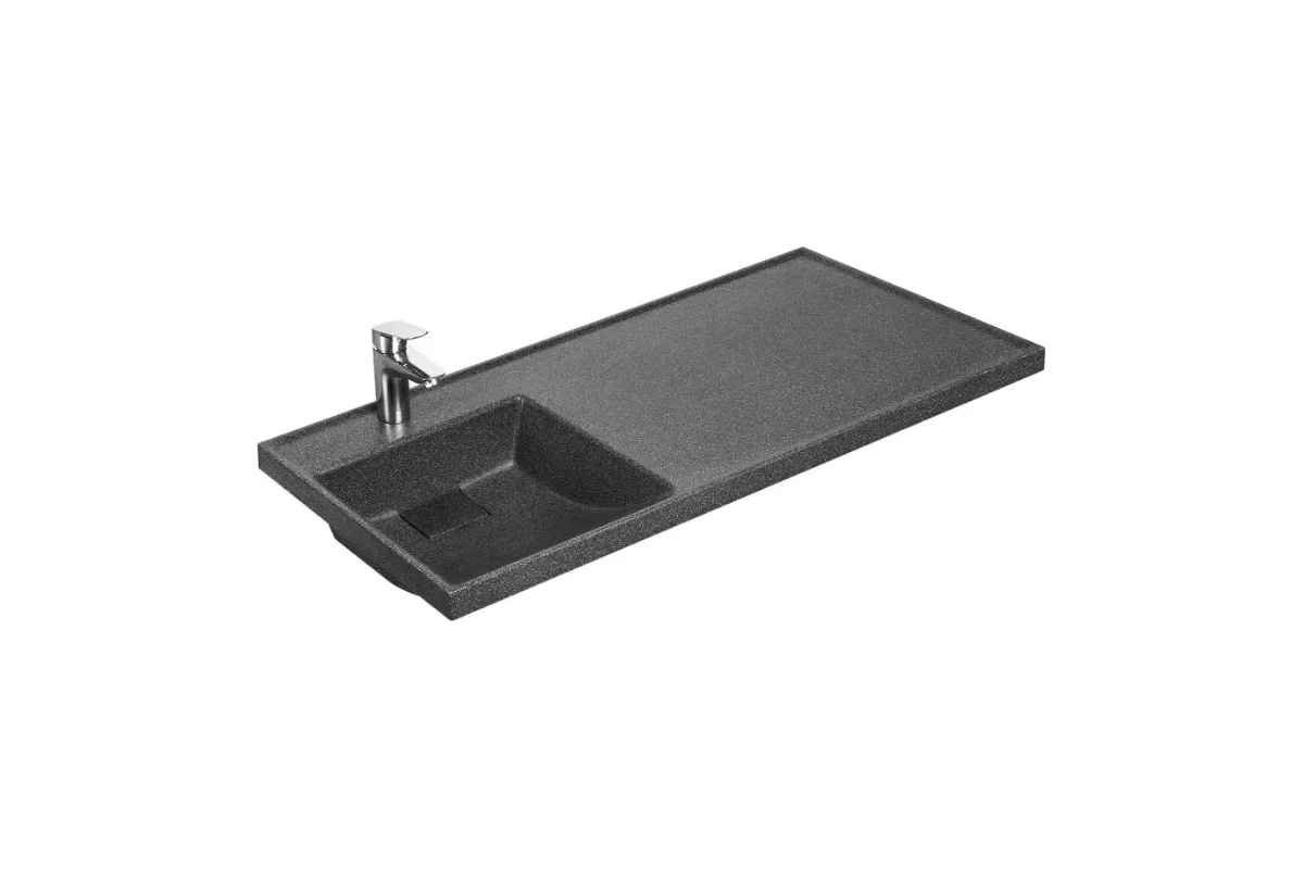 Раковина AQUATON Лондри 1050 графит левая 1A72833KLH21L