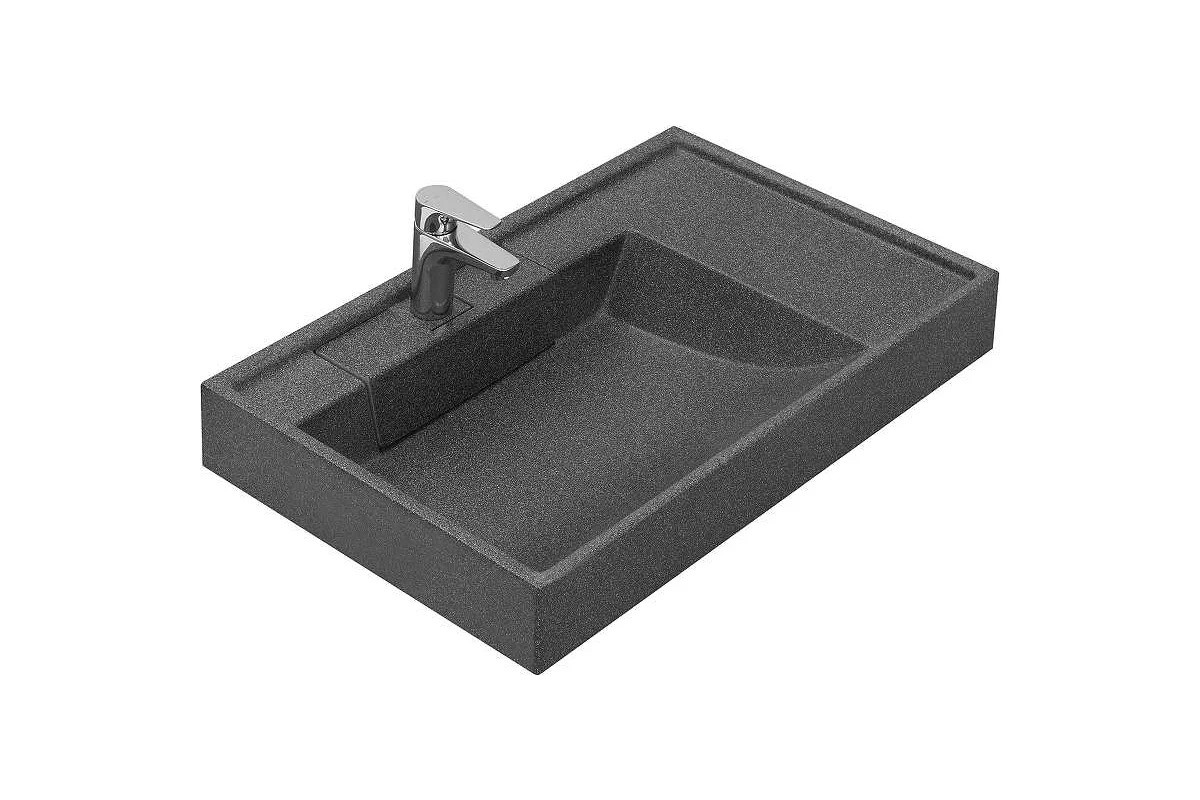 Рейн AQUATON 80 Раковина Графит 00084502 1A72113KRW210