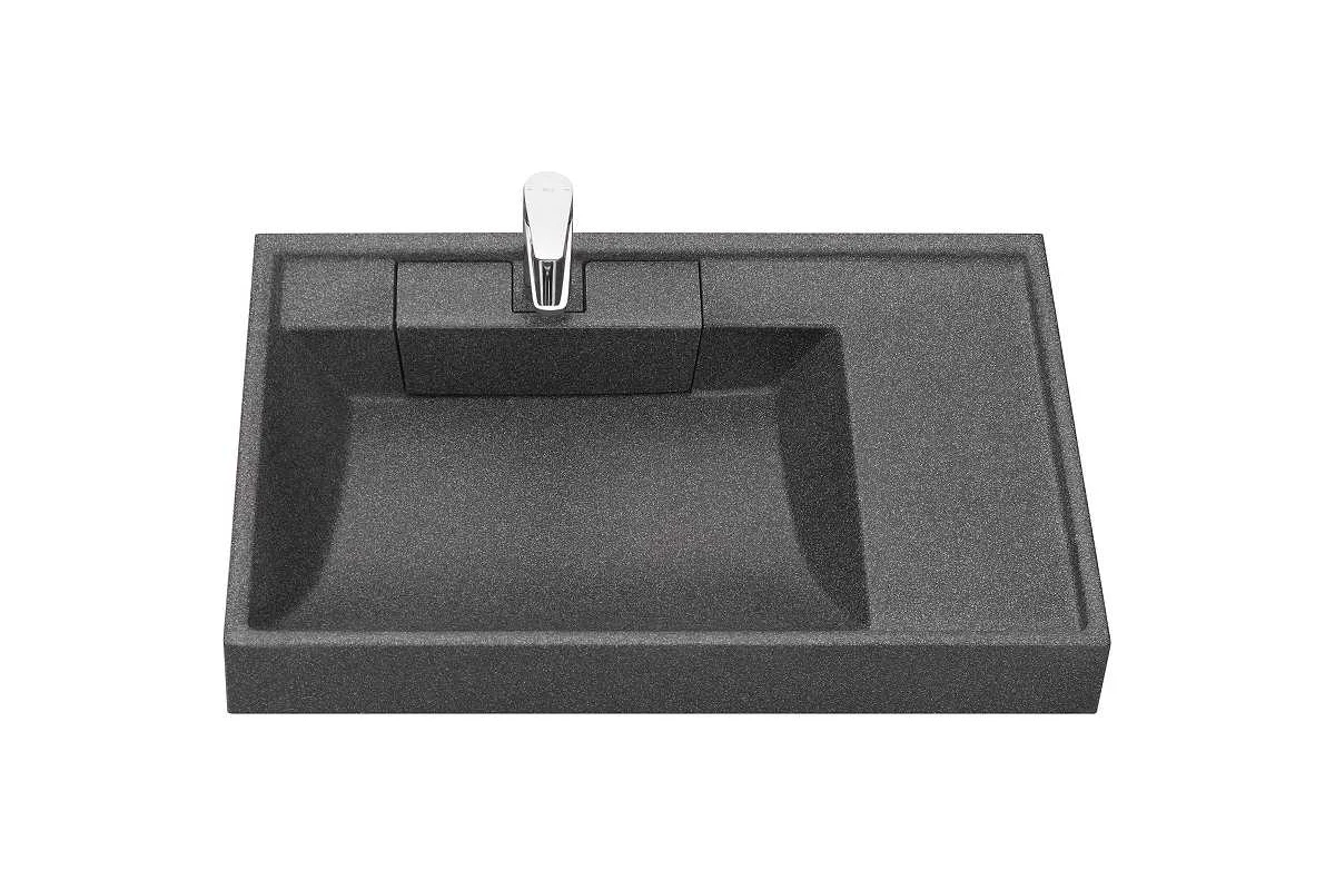 Рейн AQUATON 80 Раковина Графит 00084502 1A72113KRW210
