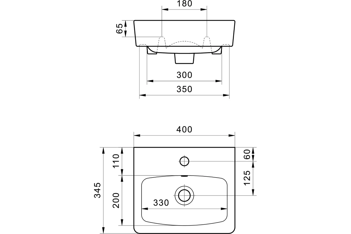 Умывальник Santek Нео-40 1WH302183 00039331