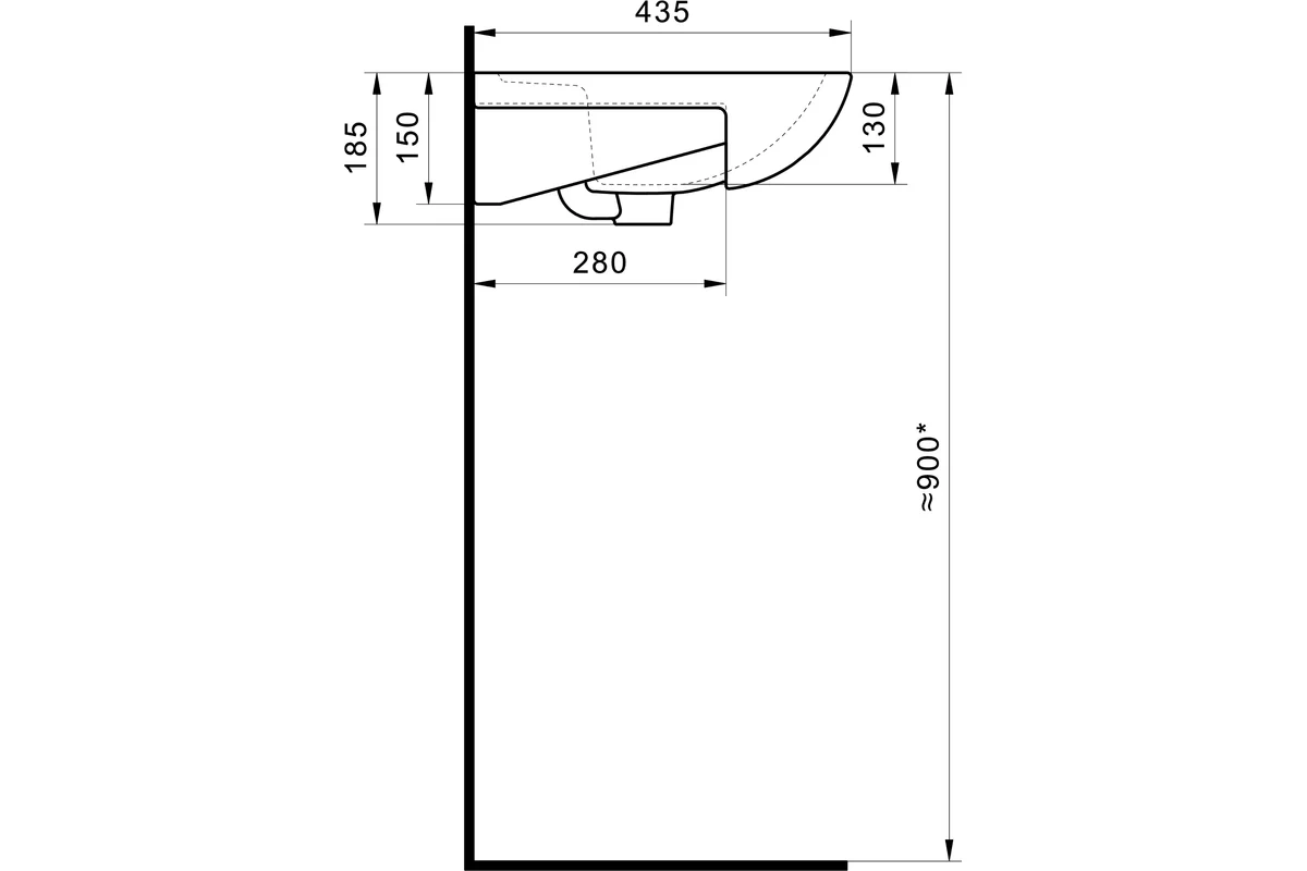 Умывальник Santek Эллада-60 00033114 1WH110198