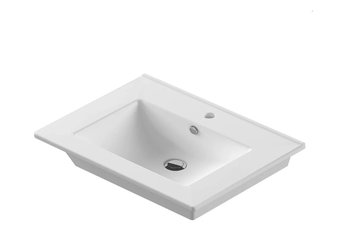 Умывальник RAVAL Quadro75 F01 УП QDR75SLWB01