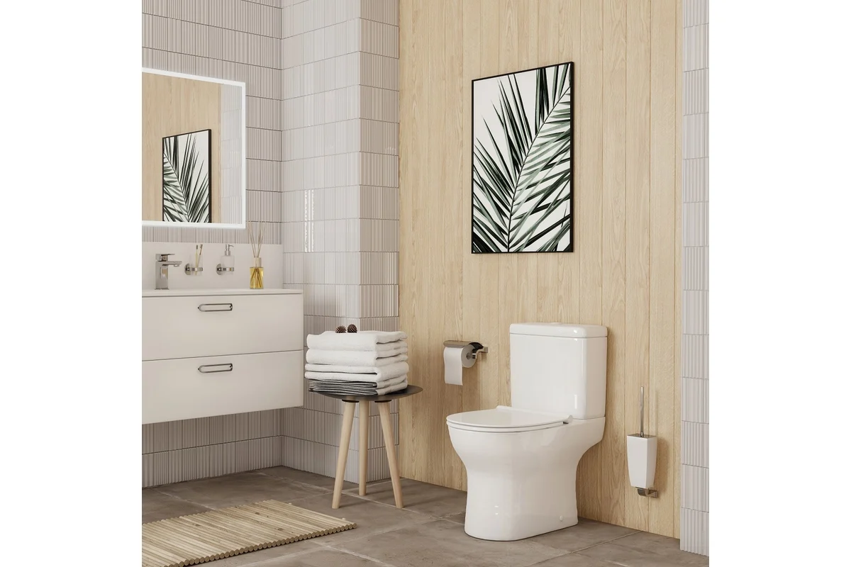 Безободковый унитаз-компакт IDDIS Drum DRU2DSEi24