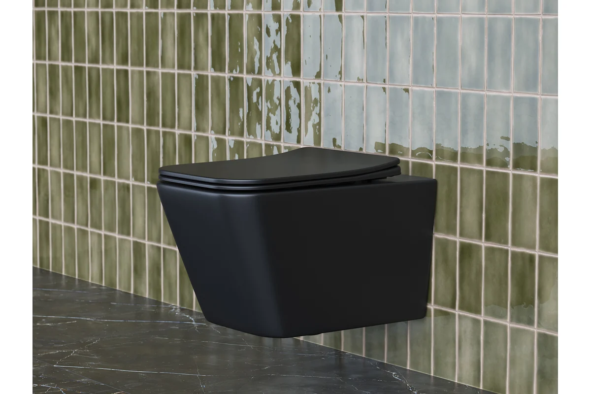 Подвесной унитаз Ceramicanova Metric Rimless CN3007MB
