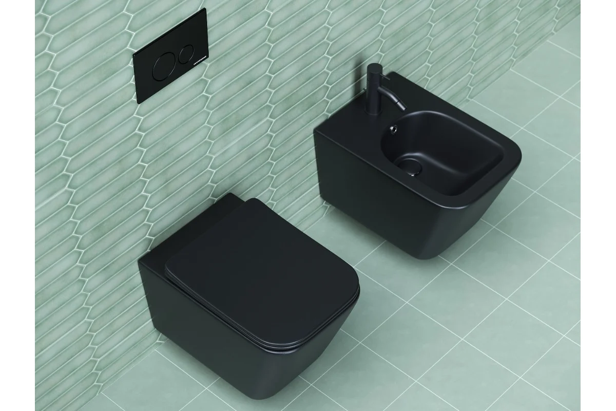 Подвесной унитаз Ceramicanova Metric Rimless CN3007MB