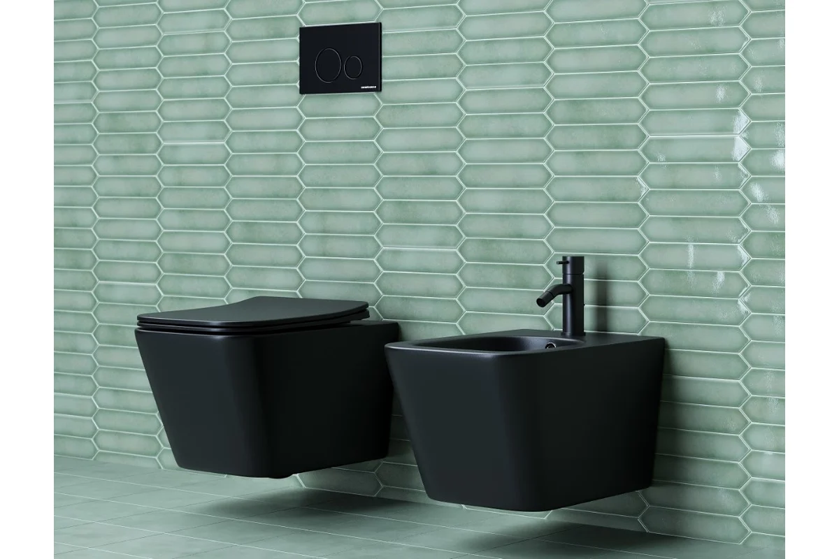 Подвесной унитаз Ceramicanova Metric Rimless CN3007MB