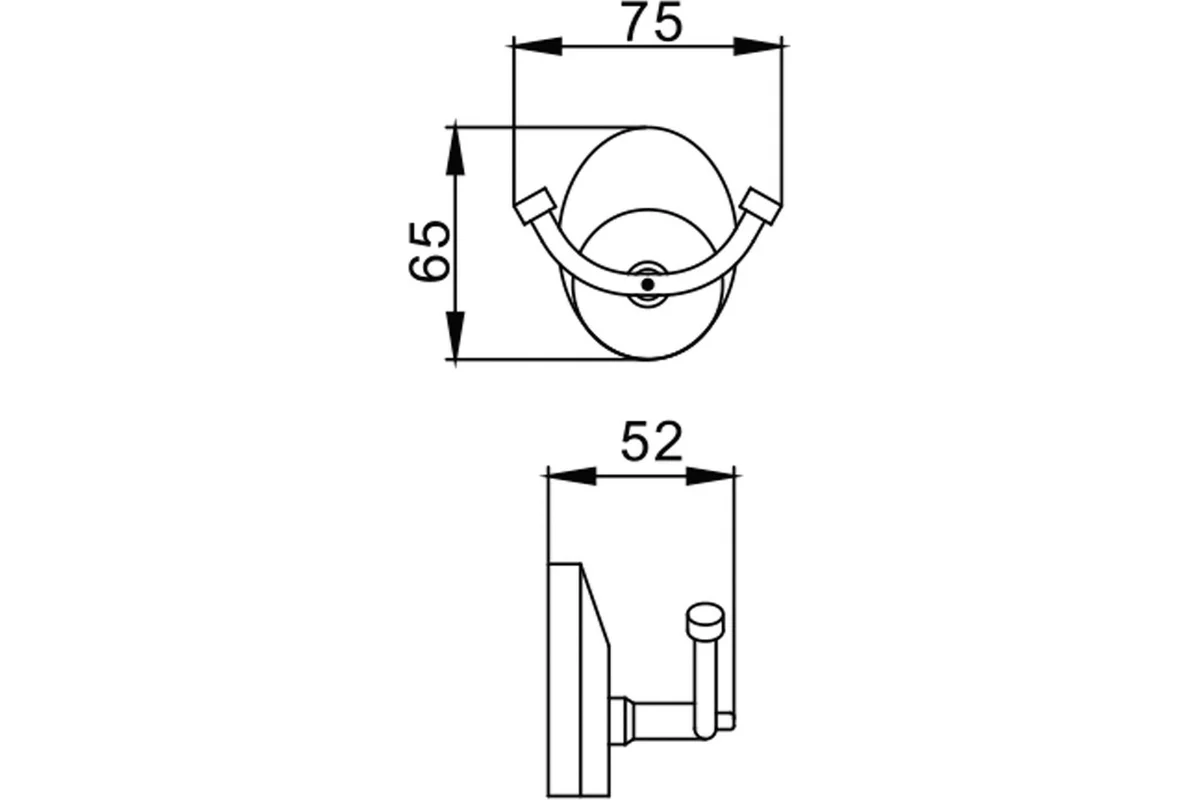 Двойной крючок Frap F1605-2 514766