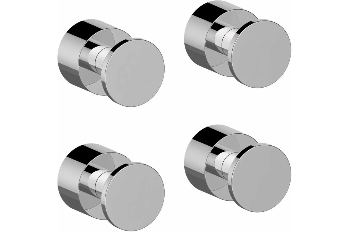 Комплект крючков IDDIS 4 шт., хром HOK4SC0i41