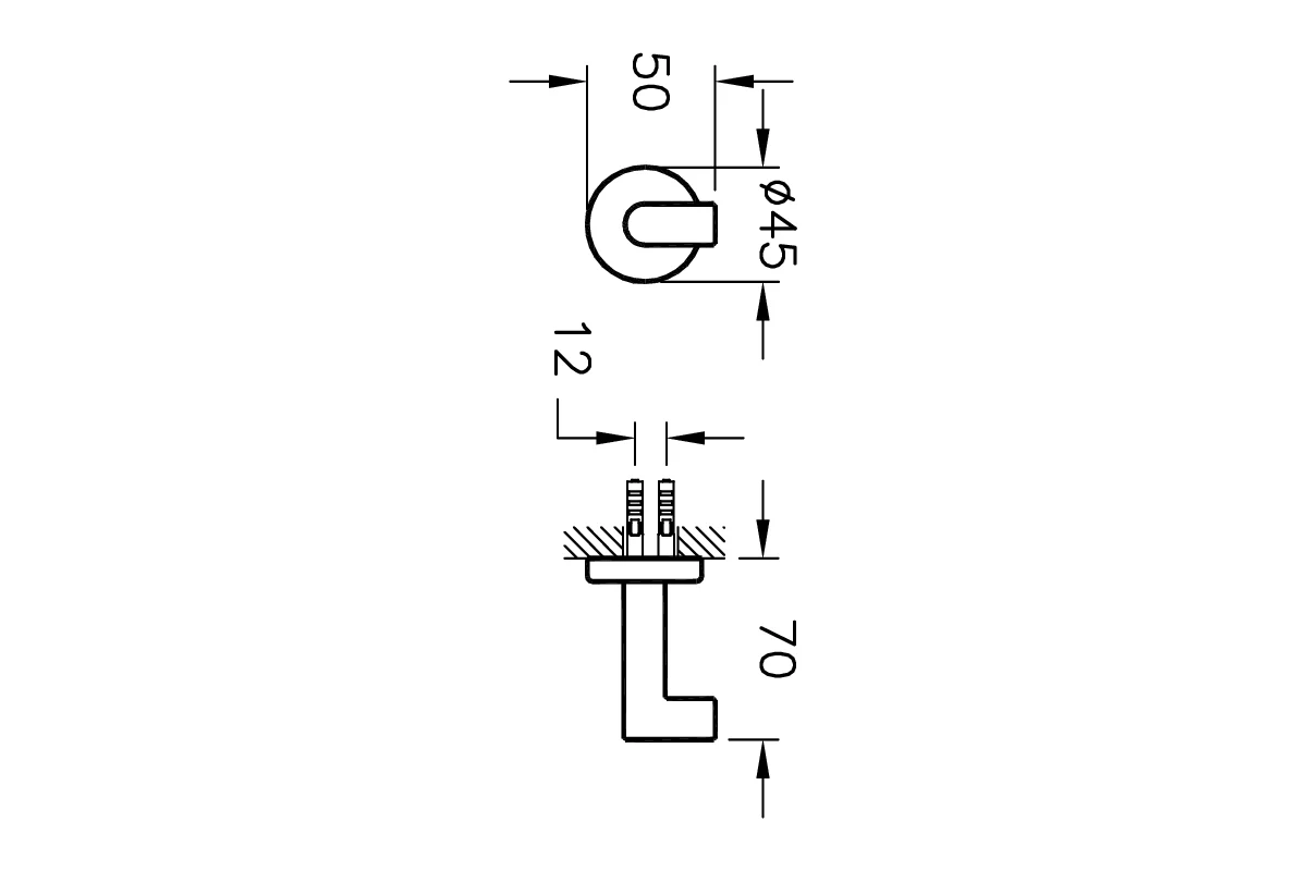 Крючок для халатов VitrA Minimax хром A44787