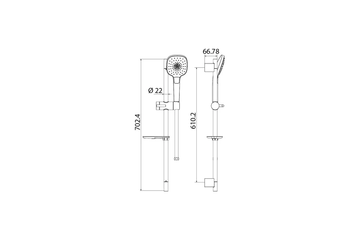 Душевой гарнитур IDDIS Sena SEN3F70i16