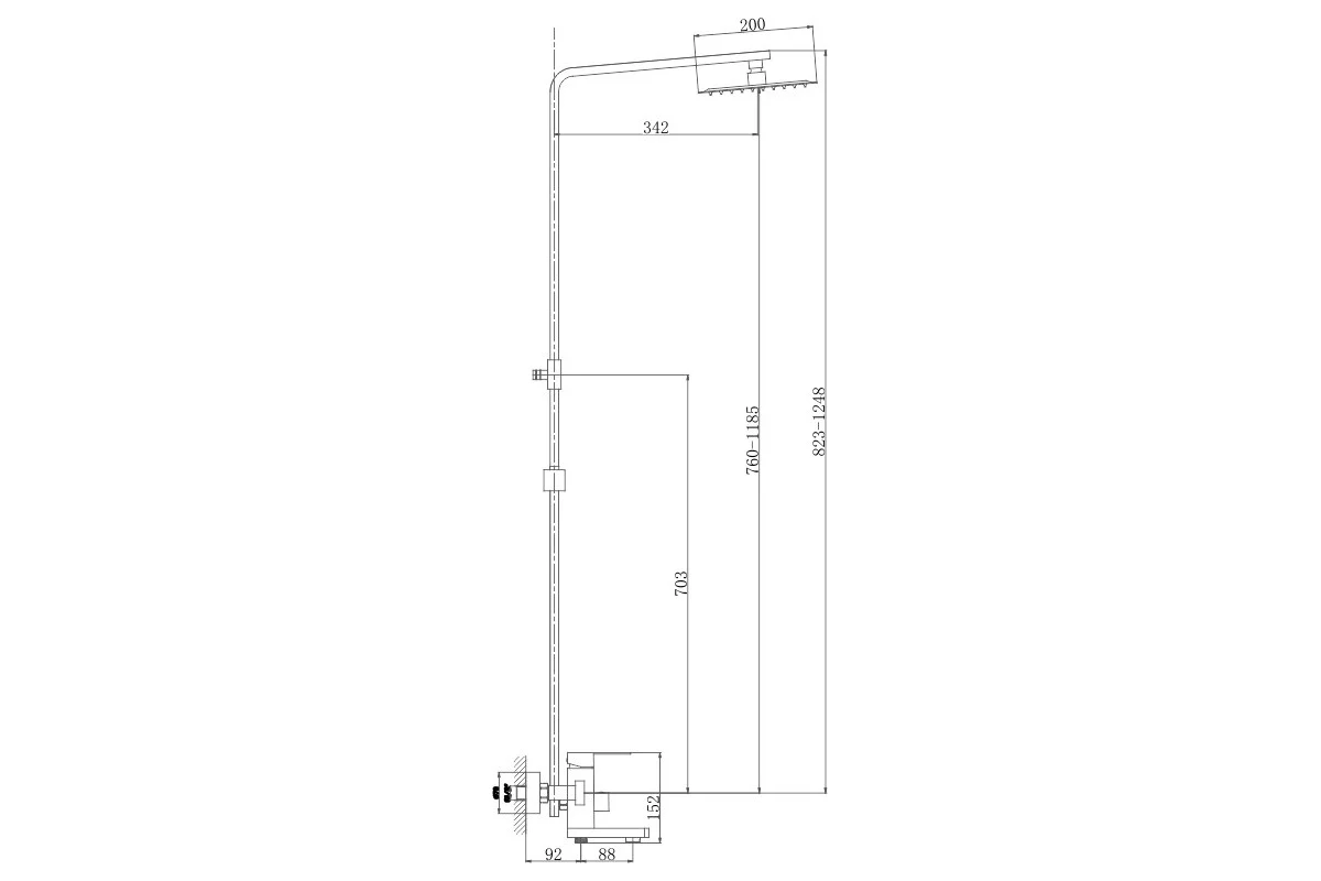 Душевая система HAIBA HB23803-7